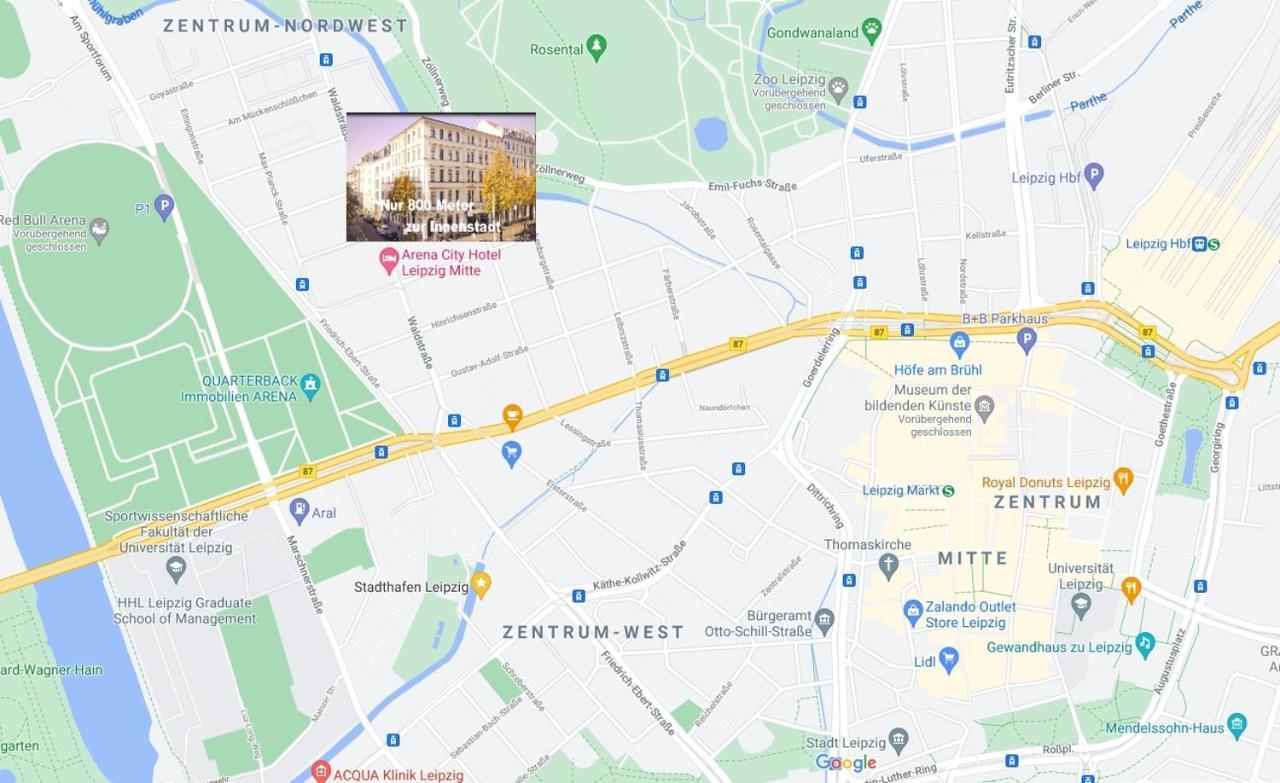 Hotel Arena City Lipsk Zewnętrze zdjęcie